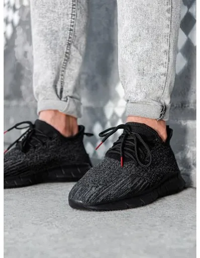 Pánské ležérní tenisky T388 – černé V4