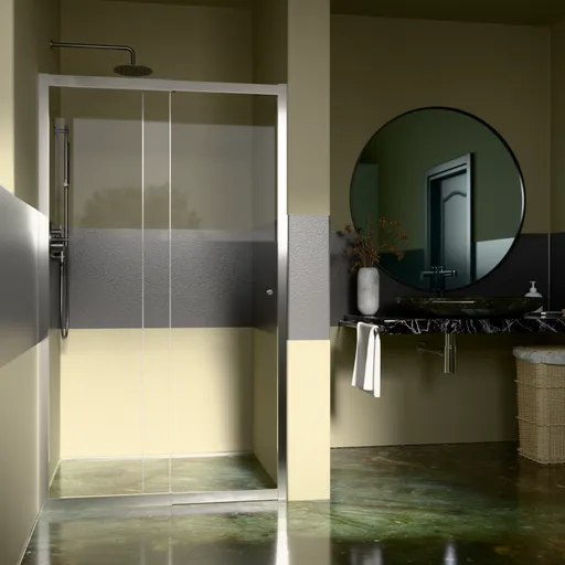 H K Flexi B2 120 posuvné sprchové dveře rozměr 110-120  FLEXIB2120