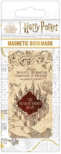 Harry Potter magnetická záložka Pobertův plánek