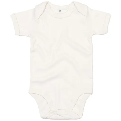 Babybugz Kojenecké body s krátkým rukávem - Přírodní | 12-18 měsíců