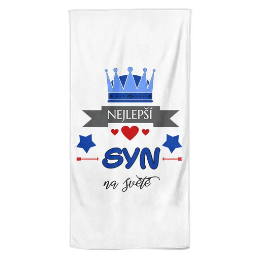 Osuška Nejlepší syn na světě (Velikost osušky: 100x170cm)