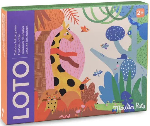 Barevné loto se zvířátky