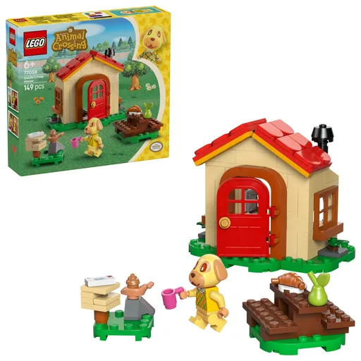 LEGO® Animal Crossing™ 77058 Goldie a její útulný dům