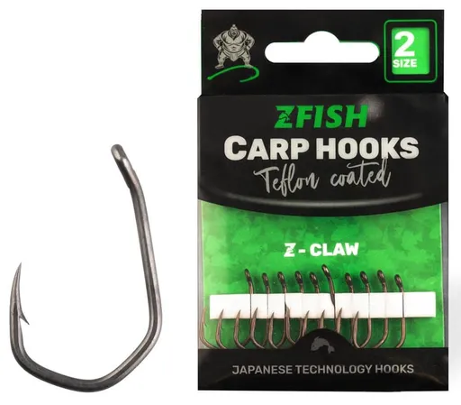 Zfish teflonové háčky z-claw 10 ks - 6