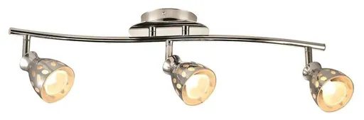 Stropní bodová lampa 3x50W GU10 chromovaná páska
