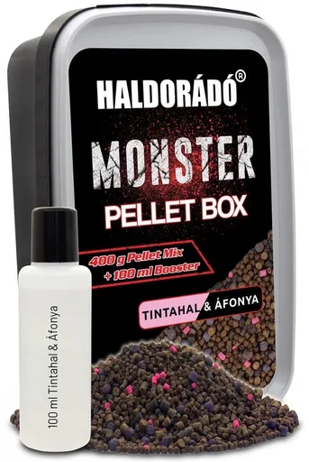 Haldorádó pelety monster pellet box 400 g 2 mm - kalamáry borůvka