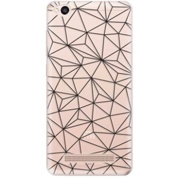 iSaprio Abstract Triangles 03 - black pro Xiaomi Redmi 4A (trian03b-TPU2-Rmi4A)