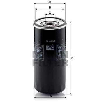 MANN-FILTER W1170/7 (W1170/7)