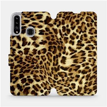 Flipové pouzdro na mobil Samsung Galaxy A20S - VA33P Leopardí vzor (5903516398867)