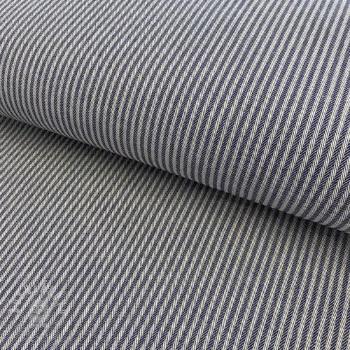 Dekorációs anyag DOBBY Colored stripe navy blue