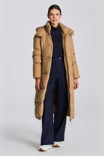 KABÁT GANT D2. FULL LENGTH DOWN COAT WARM KHAKI