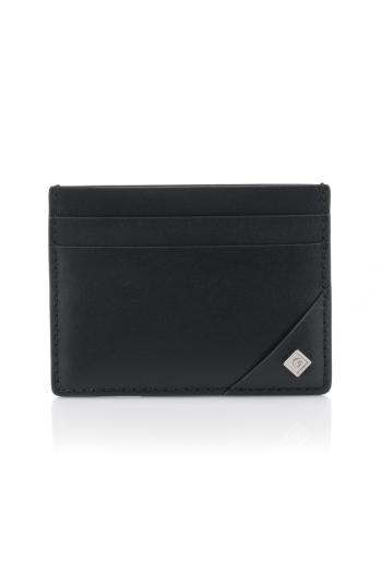 POUZDRO NA PLATEBNÍ KARTY GANT LEATHER CARDHOLDER BLACK