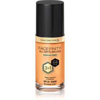 Max Factor Facefinity All Day Flawless dlouhotrvající make-up SPF 20 odstín 78 Warm Honey 30 ml