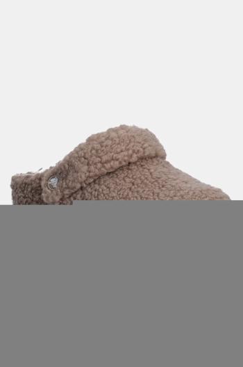 Dětské papuče Crocs CLASSIC COZZZY SLIPPER zelená barva, 210856