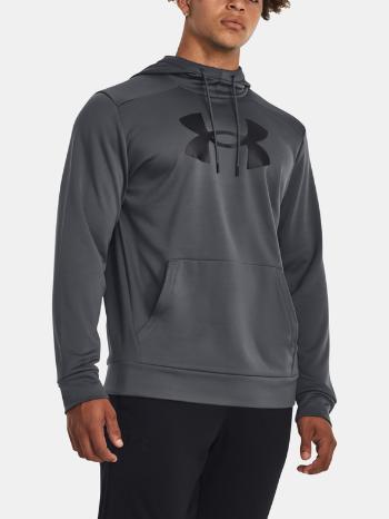 Under Armour UA Armour Fleece Big Logo HD Mikina Šedá