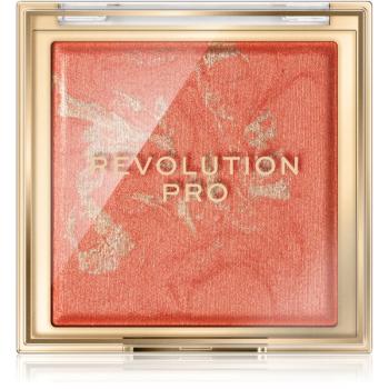 Revolution PRO Lustre blush cu efect iluminator culoare Peach 11 g