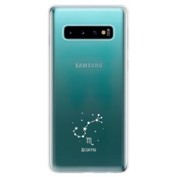 Odolné silikonové pouzdro iSaprio - čiré - Štír - Samsung Galaxy S10