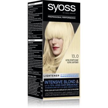 Syoss Intensive Blond odbarvovač pro zesvětlení vlasů odstín 13-0 Ultra Lightener 2x50 ml