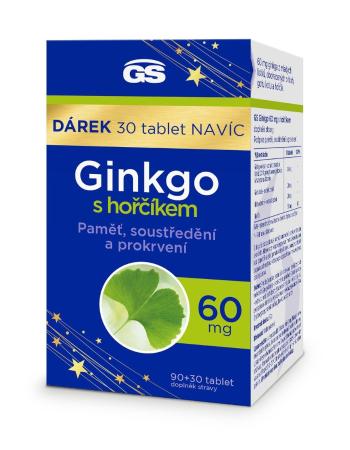 GS Ginkgo 60 mg s hořčíkem 90+30 tablet