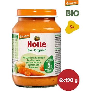 HOLLE BIO Mrkev a brambor 6× 190 g (7640104954385)