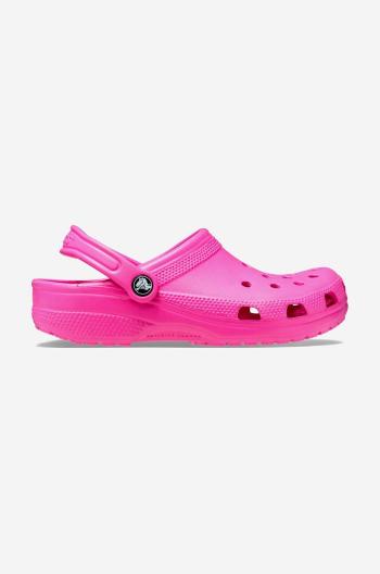 Dětské pantofle Crocs Classic Kids Clog růžová barva