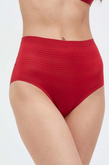 Kalhotky Chantelle SOFT STRETCH červená barva