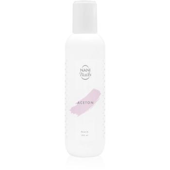 NaniNails NANI Peach čistý aceton k odstranění gelových laků 100 ml