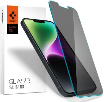 Üvegfólia Spigen tR Slim HD Anti-Glare/Privacy 1 Pack iPhone 14/iPhone 13 Pro/iPhone 13 üvegfólia