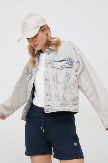 Džínová bunda Pepe Jeans Turner Rose dámská, přechodná, oversize