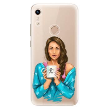 Odolné silikonové pouzdro iSaprio - Coffe Now - Brunette - Huawei Honor 8A