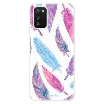 Odolné silikonové pouzdro iSaprio - Feather Pattern 10 - Samsung Galaxy A02s