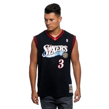 Mitchell & Ness Philadelphia 76ers #3 Allen Iverson black Swingman Jersey - XL
