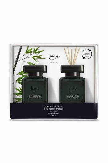 Sada aroma difuzéru Ipuro Black Bamboo, 2 x 50 ml