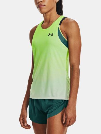 Under Armour UA Rush Cicada Singlet Tílko Zelená