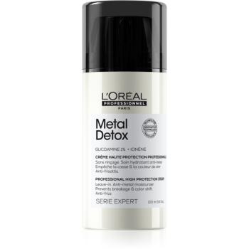 L’Oréal Professionnel Serie Expert Metal Detox ochranný krém pro lámavé a namáhané vlasy 100 ml