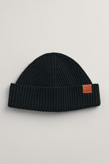 ČEPICE GANT FISHERMAN BEANIE EBONY BLACK