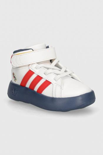 Dětské sneakers boty adidas GRAND COURT MID Mickey bílá barva, IF4095