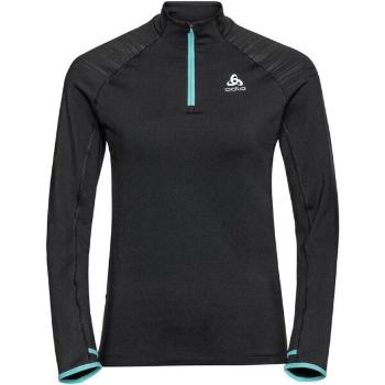 Odlo W MID LAYER 1/2 ZIP AXALP CERAMIWARM Dámská funkční střední vrstva, černá, velikost