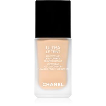 Chanel Ultra Le Teint Flawless Finish Foundation dlouhotrvající matující make-up pro sjednocení barevného tónu pleti odstín B20 30 ml