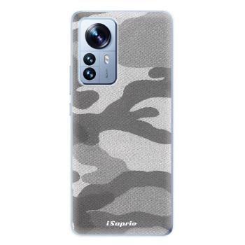 Odolné silikonové pouzdro iSaprio - Gray Camuflage 02 - Xiaomi 12 Pro