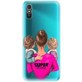 iSaprio Super Mama - Two Boys pro Xiaomi Redmi 9A (smtwboy-TPU3_Rmi9A)