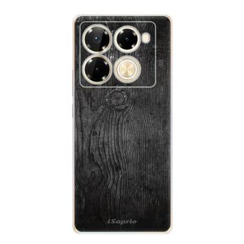 Odolné silikonové pouzdro iSaprio - Black Wood 13 - Infinix Note 40 PRO / Note 40 PRO+ 5G