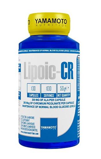 Lipoic-CR (kyselina alfa-lipoová ALA + chróm) - Yamamoto  100 kaps.