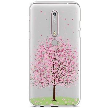 TopQ Nokia 6.1 silikon Blossom Tree 43457 (Sun-43457)