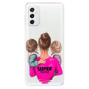 Odolné silikonové pouzdro iSaprio - Super Mama - Two Boys - Samsung Galaxy M52 5G