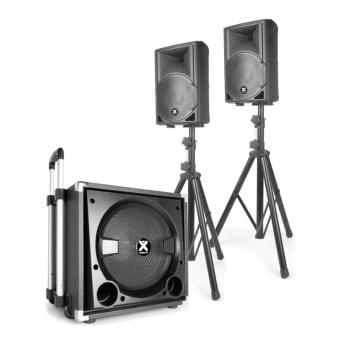 Vonyx VX840BT 2.1, set aktivních reproduktorů, 15 "SUBWOOFER, 2x8" reproduktor, max 900W