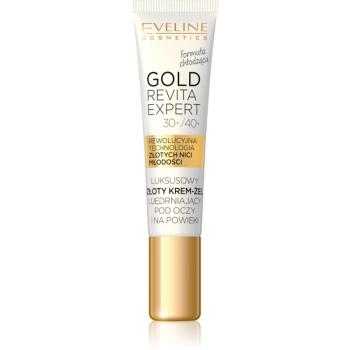 Eveline Cosmetics Gold Revita Expert zpevňující oční krém s chladivým účinkem 15 ml