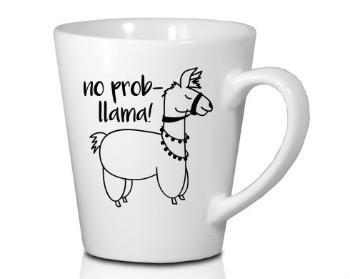 Hrnek Latte 325ml No prob llama