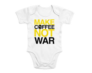 Dětské body krátký rukáv premium MAKE COFFEE