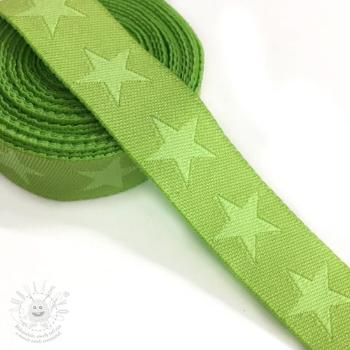 Szalag Stars lime/light lime